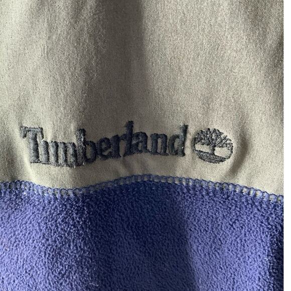 Timberland Micro Fleece 1/2 Zip Pullover Top Mens Size Large Embroidered Logo - Picture 8 of 11